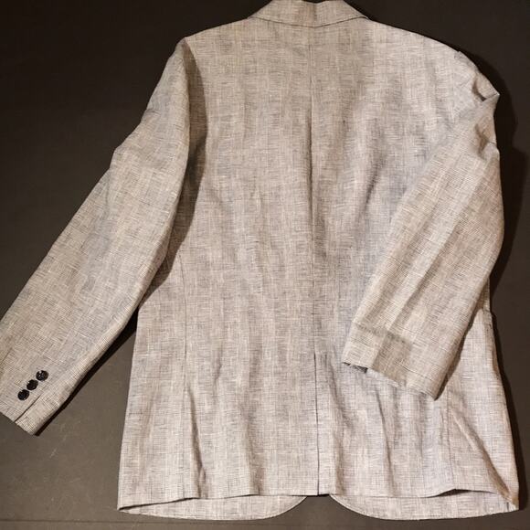 Express Kool Plaid Cotton Jacket. 44R - Picture 3 of 6